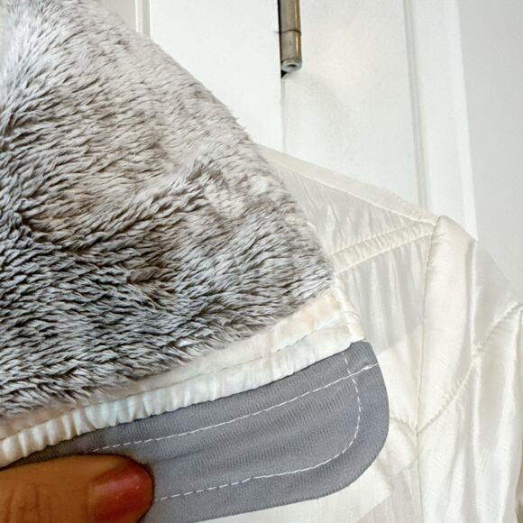 COLUMBIA White Kaleidaslope II Jacket Omni-Heat Insulated Thermal Coat | Small - Picture 5 of 15